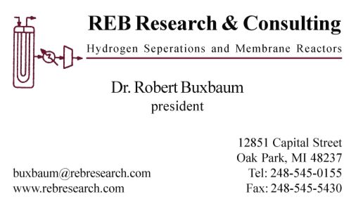 

     REB Research & Consulting co.            

     12851 Capital St.                         

     Oak Park, MI 48237                             

 Phone: 248-545-0155    Fax: 248-545-5430